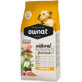 Ownat Classic Cão Cordeiro 4Kg